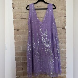 Lavender Sequin Dress